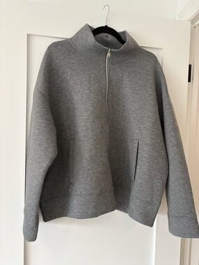 H&M Scuba Material Zip Sweater